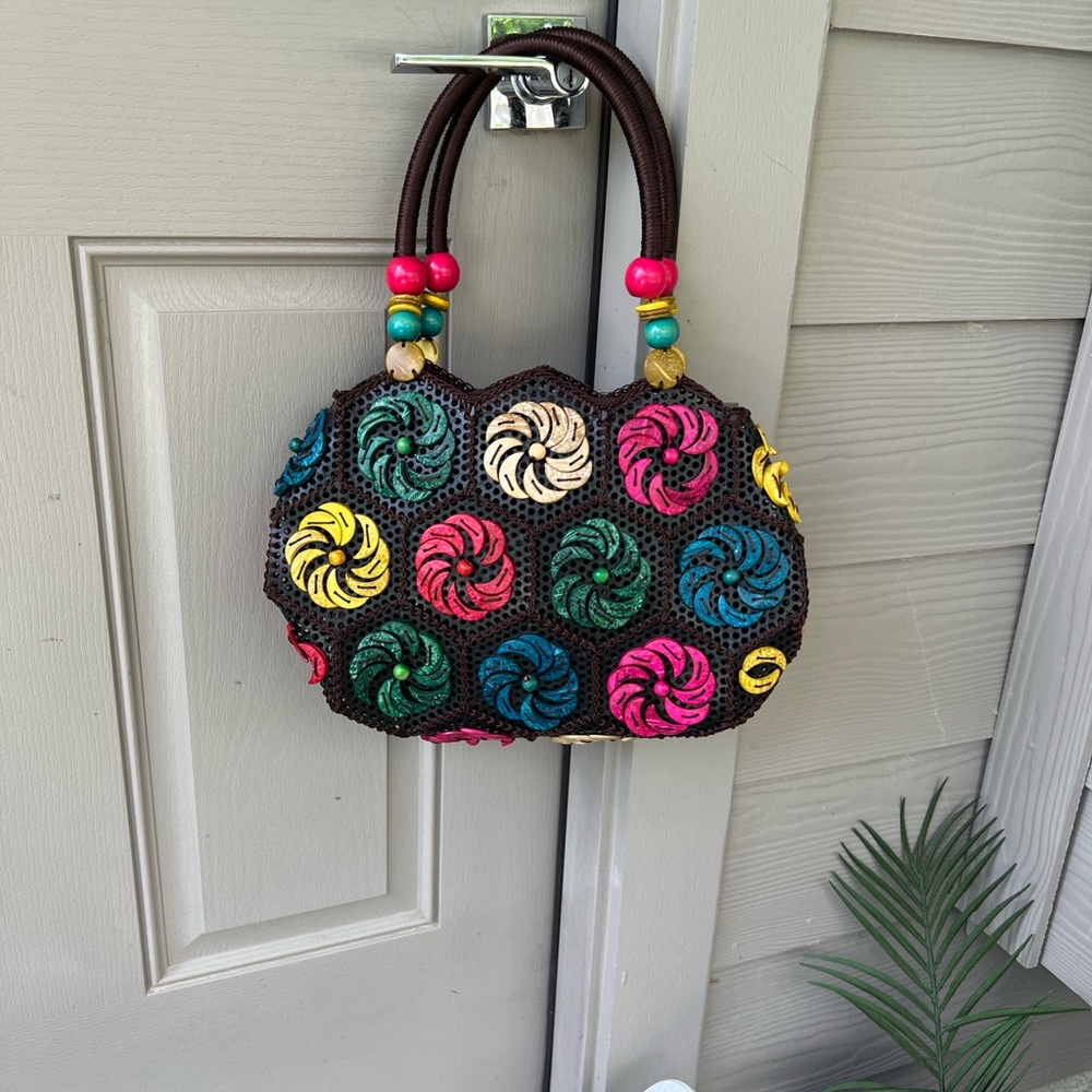 Handcrafted Multicolor Bag - Picture 8 of 10